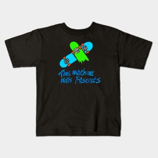 This machine kills fascists Kids T-Shirt